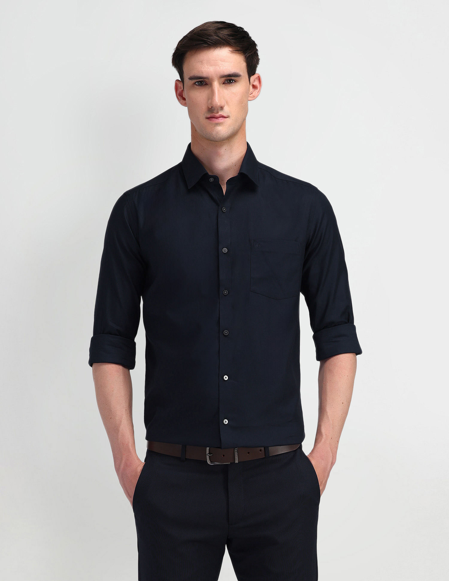 Arrow Pure Cotton Solid Shirt