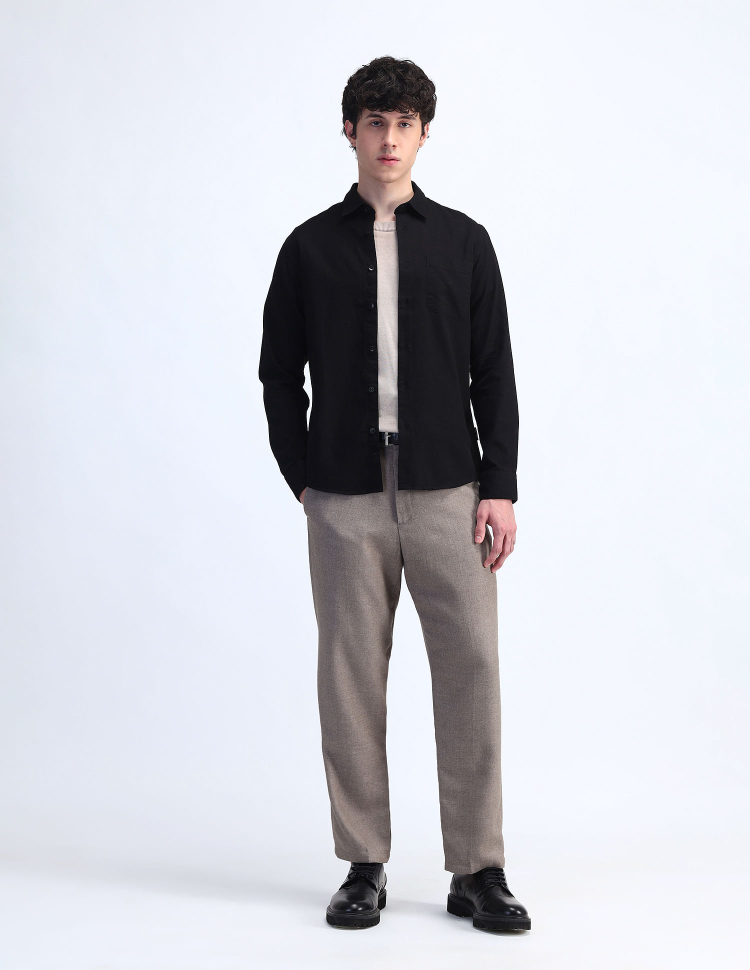 Flying Machine Slim Fit Cotton Shirt