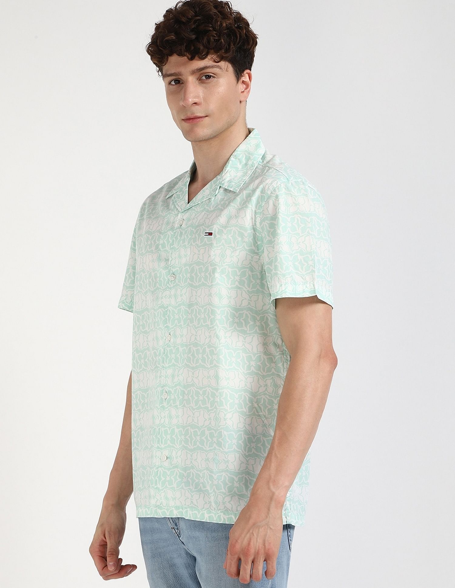 Tommy Hilfiger Printed Regular-Fit Woven Shirt