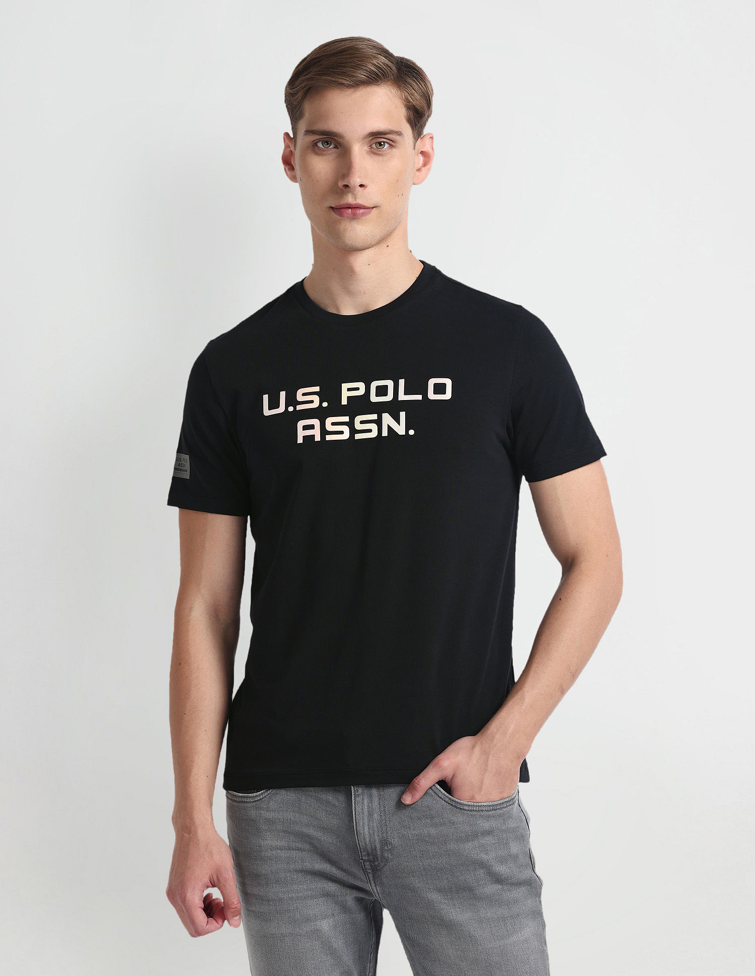 U.S. Polo Assn. Denim Co. Brand Print Muscle Fit T-Shirt
