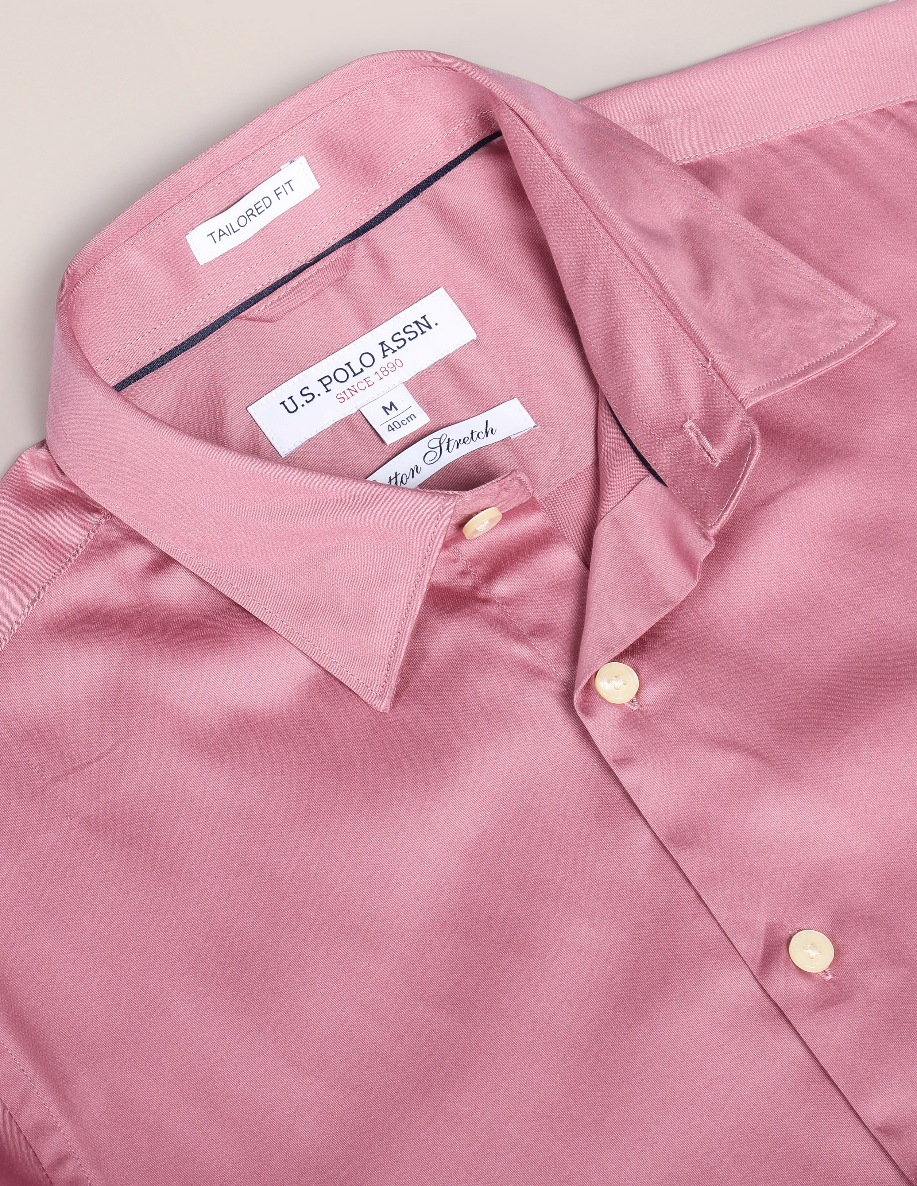 U.S. Polo Assn. Cutaway Collar Solid Shirt