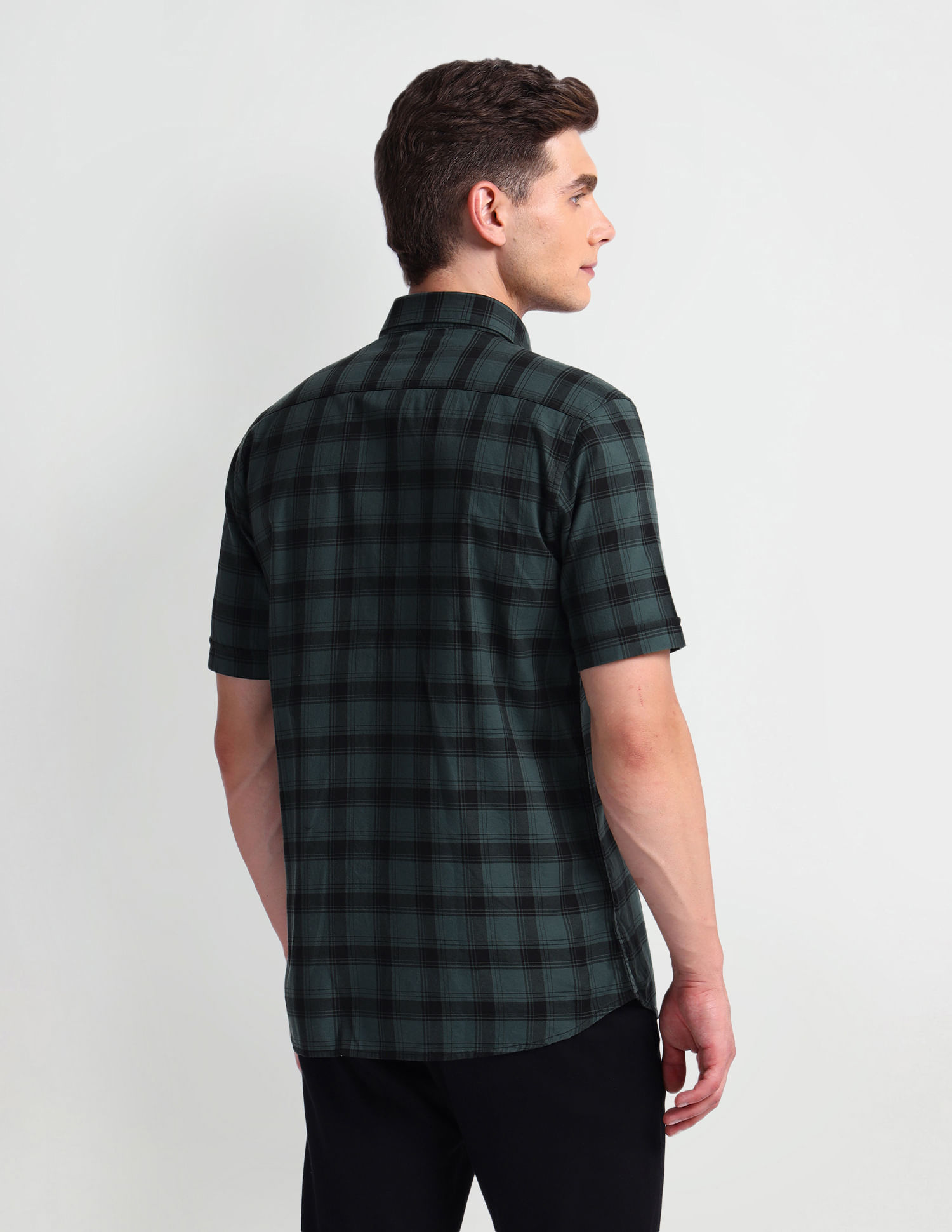 Arrow Sports Twill Tartan Check Shirt