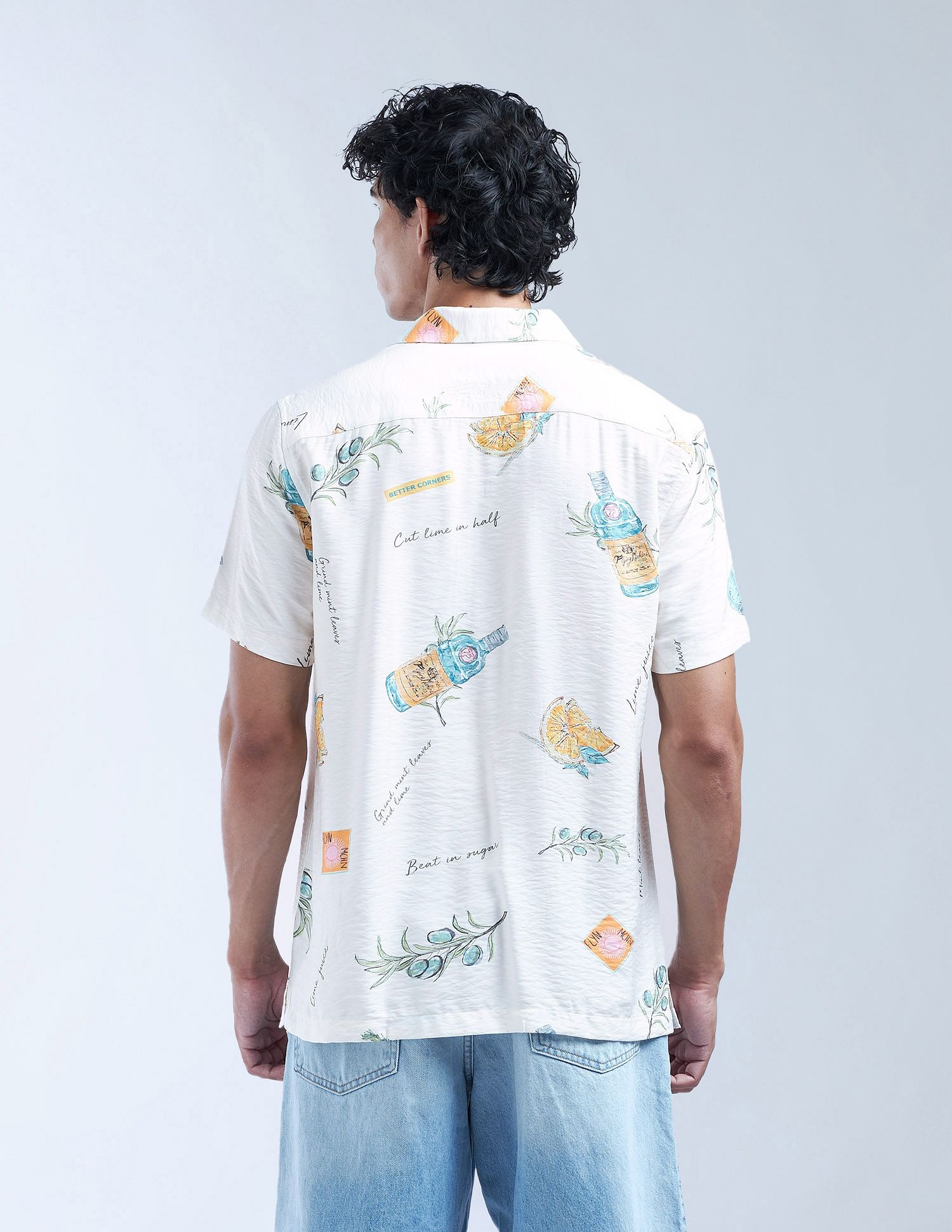 Flying Machine All Over Printed Digitopia Shirt