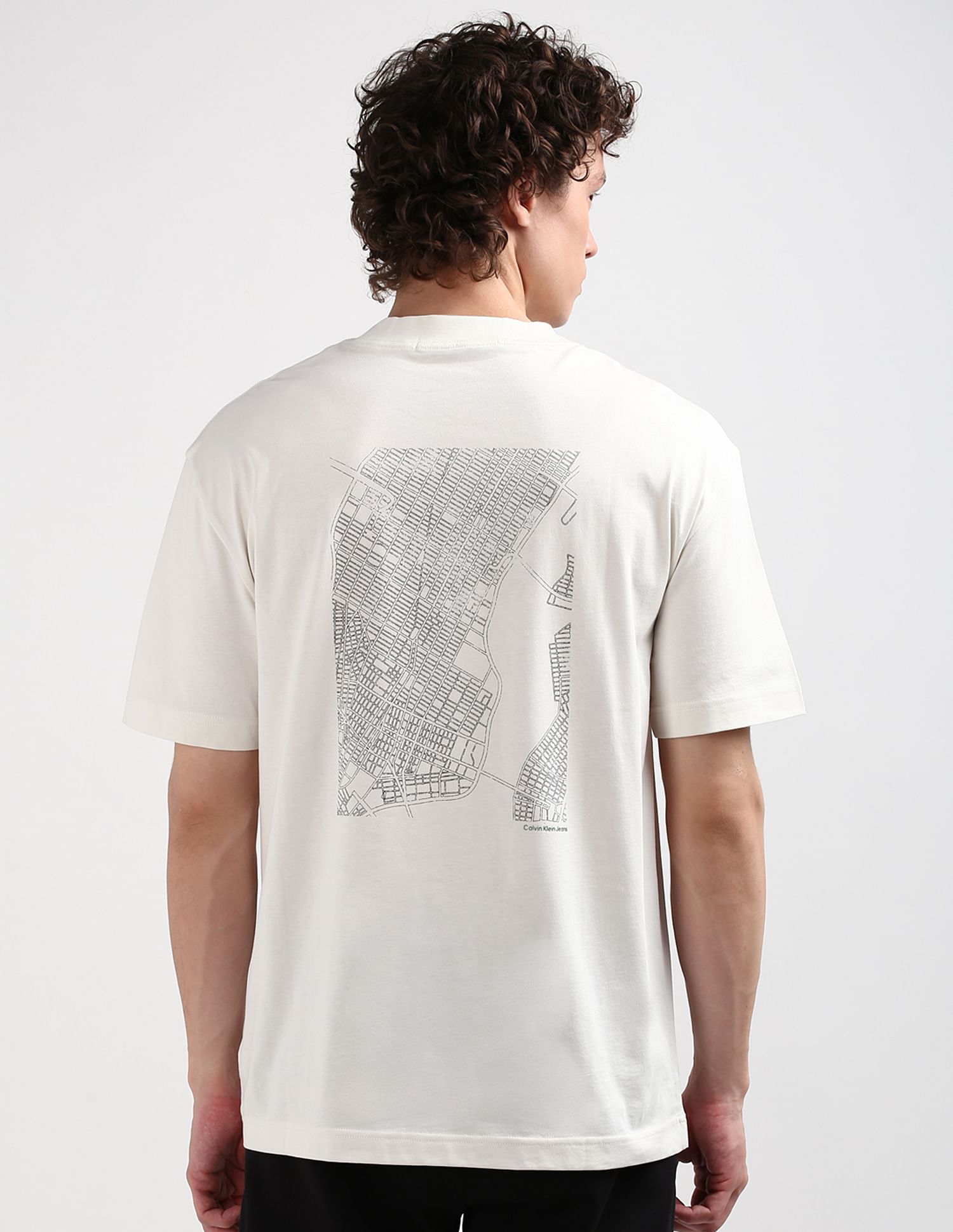 Calvin Klein Sustainable City Map T-Shirt