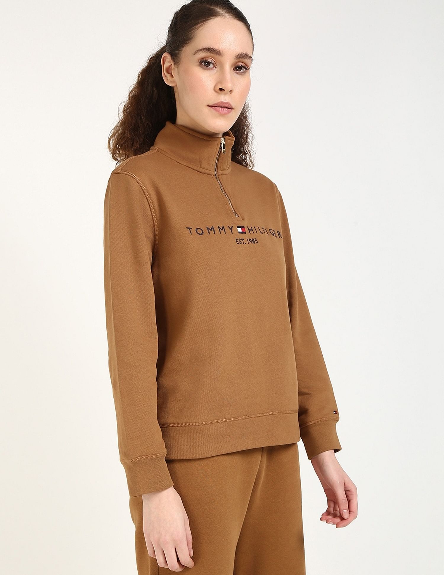 Tommy Hilfiger Regular-Fit Cotton High-Neck Sweatshirt