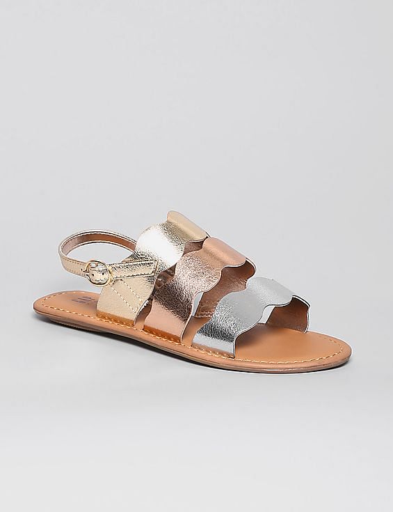 Gap store gold sandals