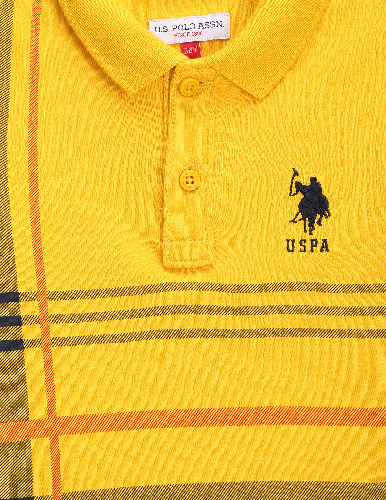 U.S. Polo Assn. Kids Boys Placement Striped Polo Shirt