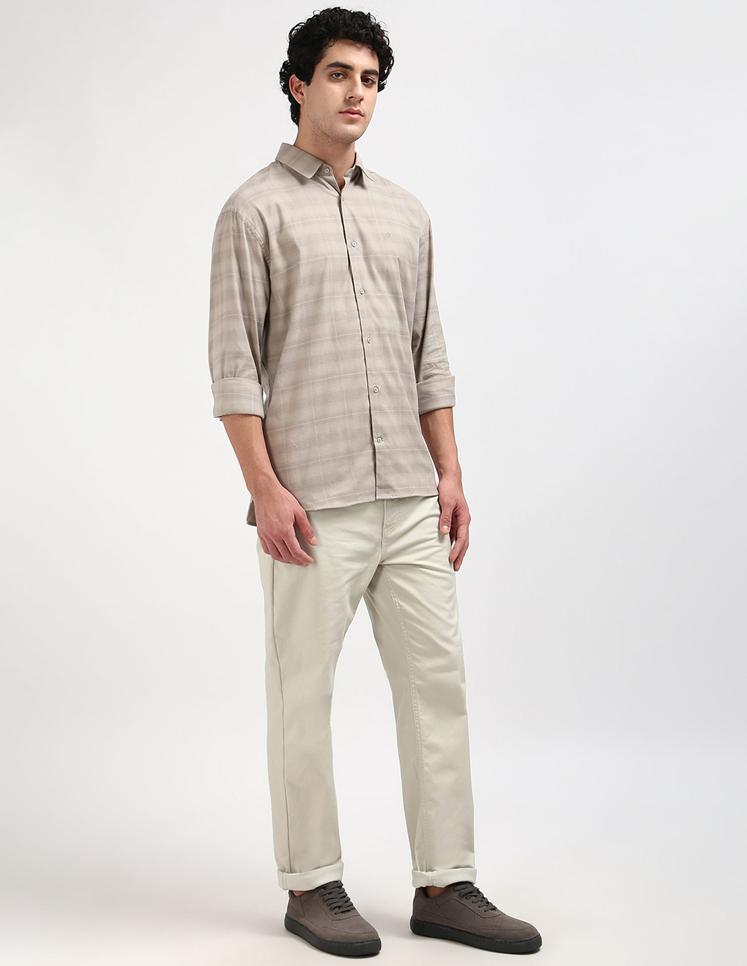 Calvin Klein Jeans Soft Twill Shadow Checked Shirt