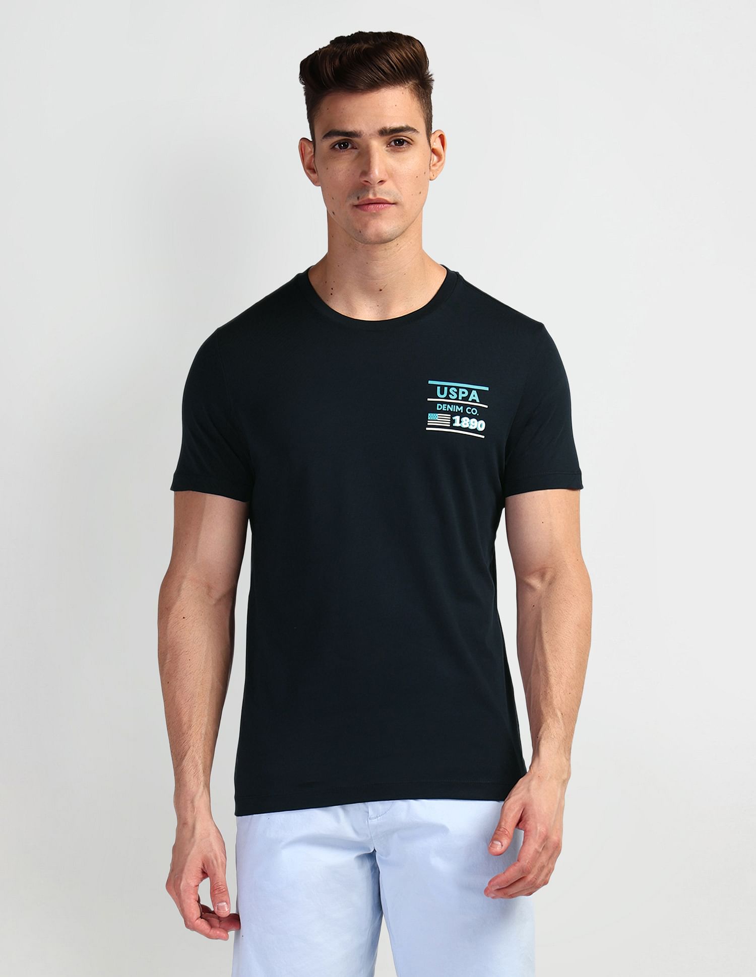 U.S. Polo Assn. Denim Co. Brand Print Muscle Fit T-Shirt