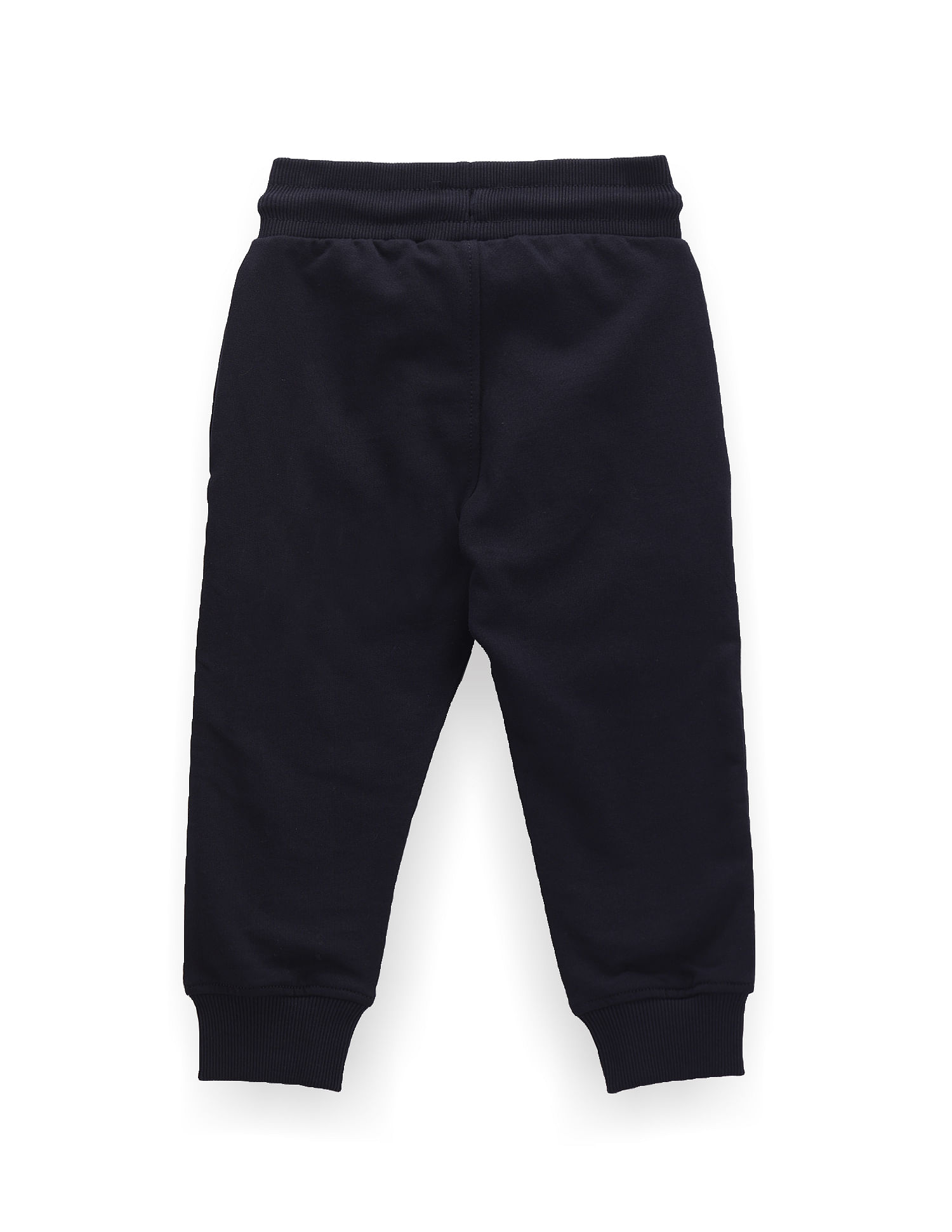 U.S. Polo Assn. Kids Boys Pure Cotton Brand Print Track Pants