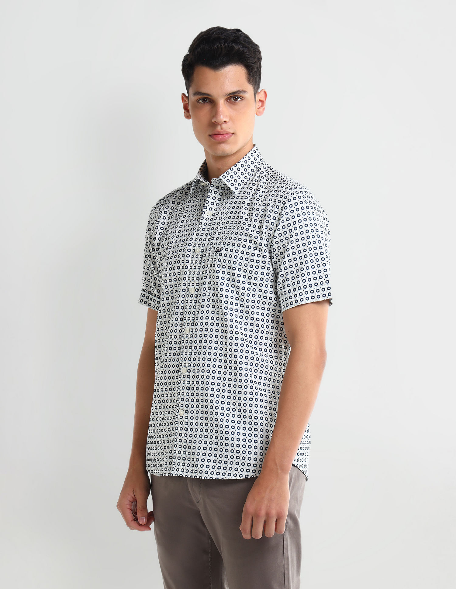 Arrow Sport Liberty Classic Regular Textured Shirt