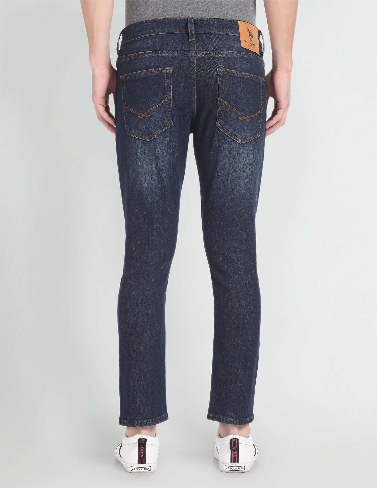 U.S. Polo Assn. Denim Co. Henry Cropped Fit Blue Jeans