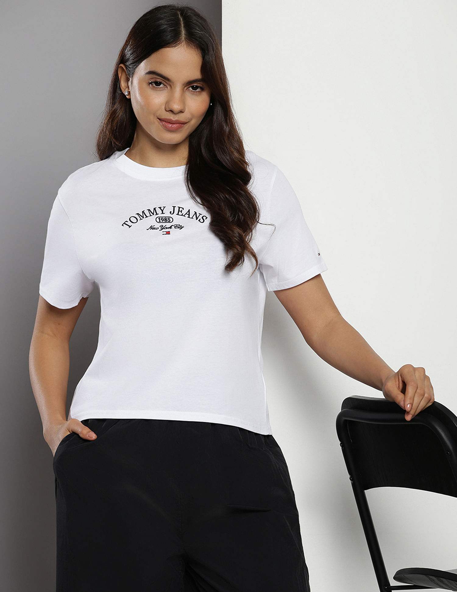 Tommy Hilfiger Luxe Embroidered Logo T-Shirt