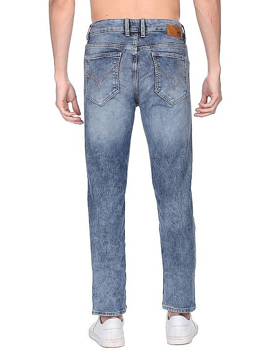 Flying Machine Michael Slim Tapered Fit Mid Rise Jeans