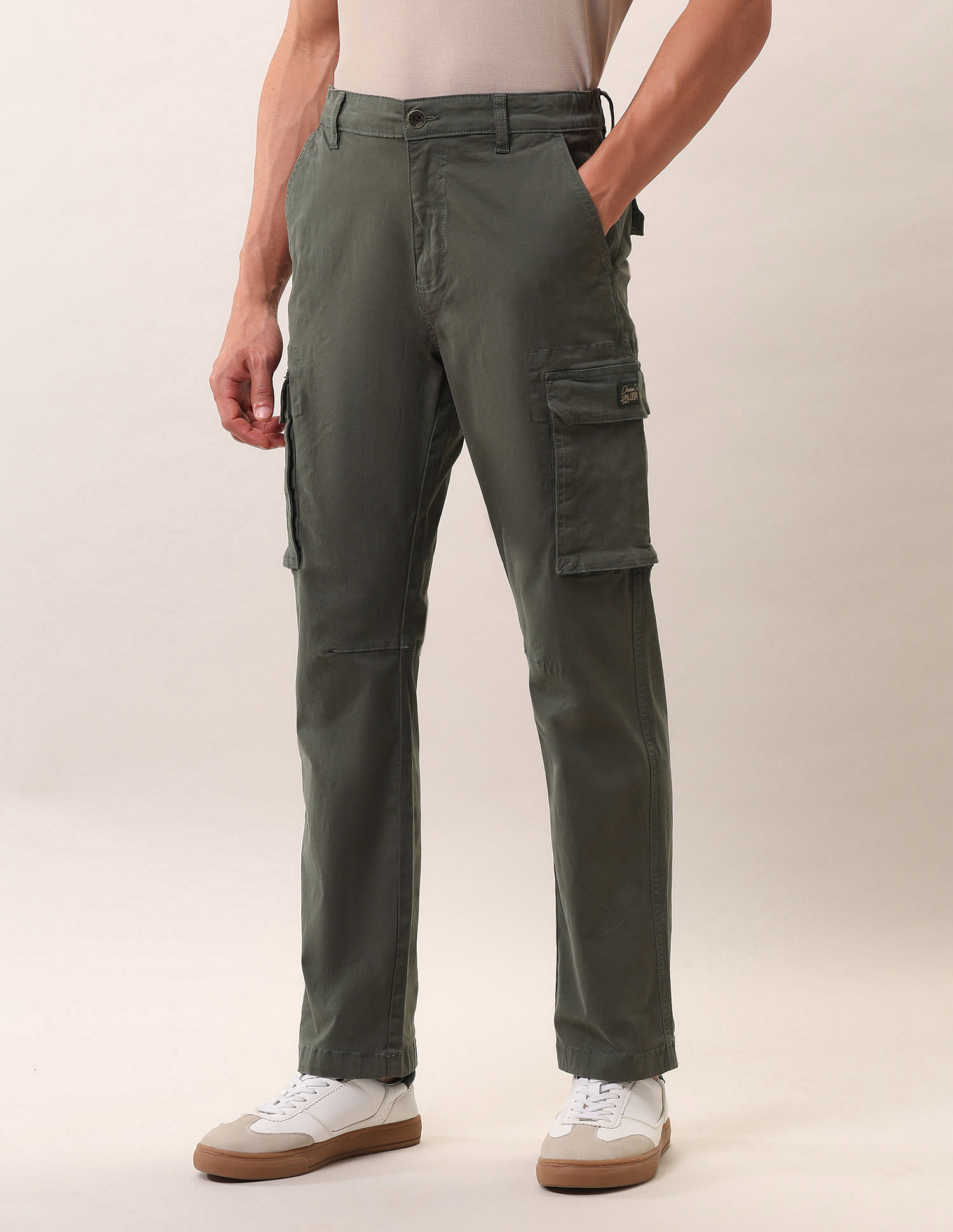 U.S. Polo Assn. Denim Co. Straight Fit Twill Trousers