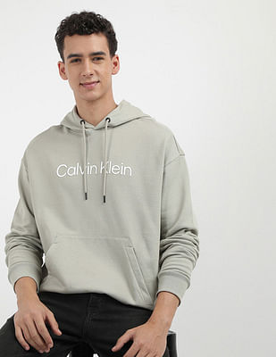 Calvin Klein Logo Hooded Comfort Fit Sweatshirt