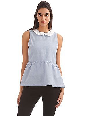 elle peplum top