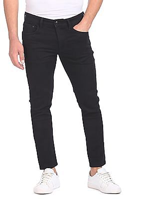 U S Polo Assn Denim Co Brandon Slim Tapered Fit Black Jeans