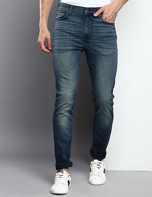 Tommy Hilfiger Stone Wash Mid Rise Skinny Fit Jeans