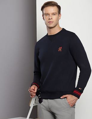 Tommy Hilfiger Crew Neck Dragon Monogram Sweater