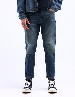 Flying Machine Mid Rise Mankle Tapered Fit Jeans