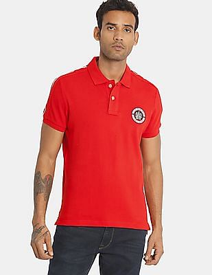 U S Polo Assn Denim Co Solid Cotton Pique Polo Shirt