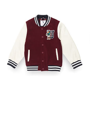 U S Polo Assn Kids Boys Chuck Varsity Bomber Jacket