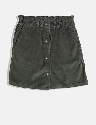 Green Denim Skort – Indie Collection