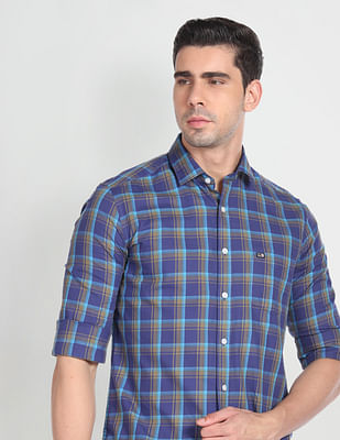 Arrow Sports Tartan Check Casual Shirt