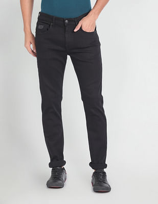 U S Polo Assn Denim Co Brandon Slim Tapered Fit Black Jeans