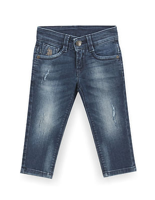 U S Polo Assn Kids Boys Slim Fit Blue Jeans