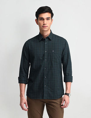 Arrow Sport Dupplin Checked Slim Fit Shirt