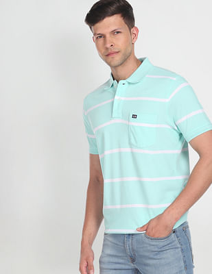 Arrow Sports Striped Perfect Polo Shirt