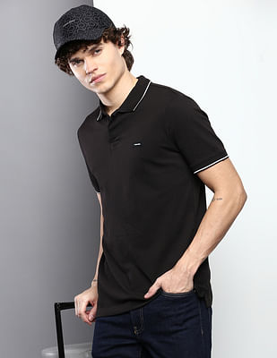 Calvin Klein Stretch Tipped Slim Fit Polo Shirt