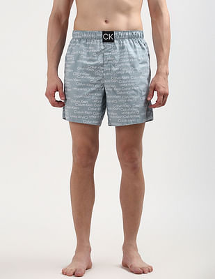 Calvin Klein Underwear Logo Print Cotton Boxers