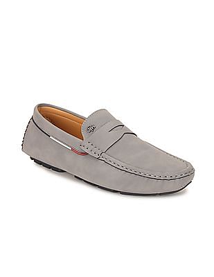 U S Polo Assn Men Round Toe Textured Curt Shoes