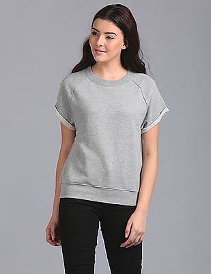 gap short sleeve sweatshirt