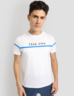 U S Polo Assn Contrast Stripe Active T-Shirt