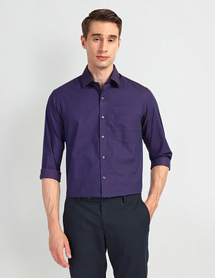 Arrow Manhattan Slim Fit Cotton Shirt