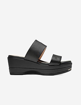 cole haan black wedges