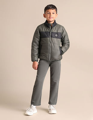 驚きの価格が実現! Buy Jacket Collar Stand Solid Boys Kids Assn. Polo U.S. Boys
