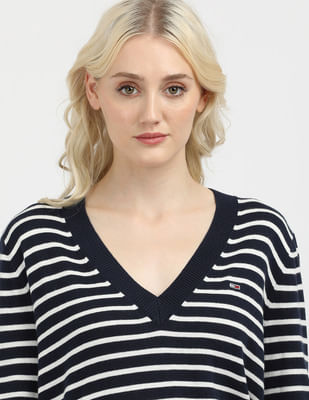 ⭐︎最終⭐︎COTTON STRIPE V NECK ALL IN ONE ⭐︎最終⭐︎COTTON STRIPE V NECK ALL IN ONE Z Supply