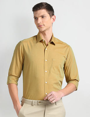 Arrow Manhattan Slim Fit Cotton Shirt