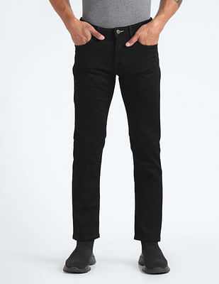 Flying Machine Mid Rise Michael Slim Tapered Jeans