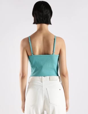 Buy Calvin Klein Jeans Slim Fit Cotton Cami Top - NNNOW.com