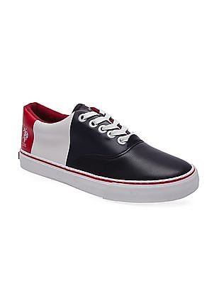 U S Polo Assn Men Low Top Colour Block Sander Sneakers