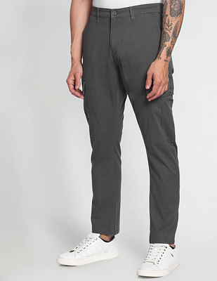 Flying Machine Twill Slim Fit Cargo Trousers