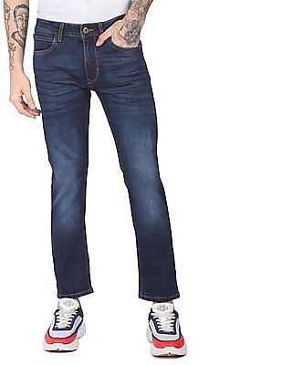 Flying Machine Mid Rise Michael Slim Tapered Fit Jeans