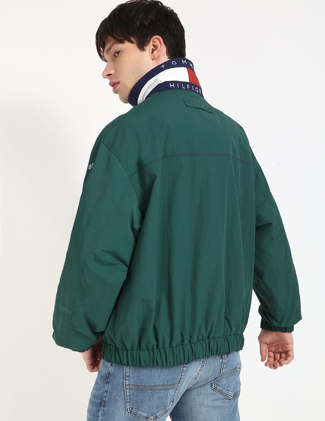 Buy Tommy Hilfiger Colorblock Relaxed-Fit Nylon Jacket - NNNOW.com