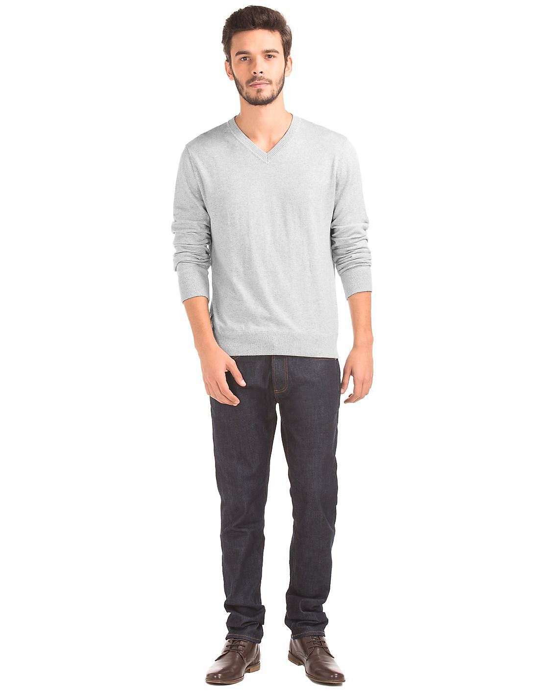 Brooks Brothers - Women's Cotton Stretch V-Neck Sweater